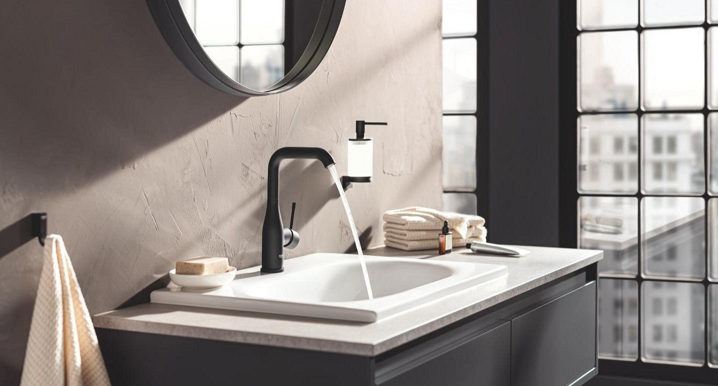 CUBEO MATTE BLACK GROHE - Stonea.BG