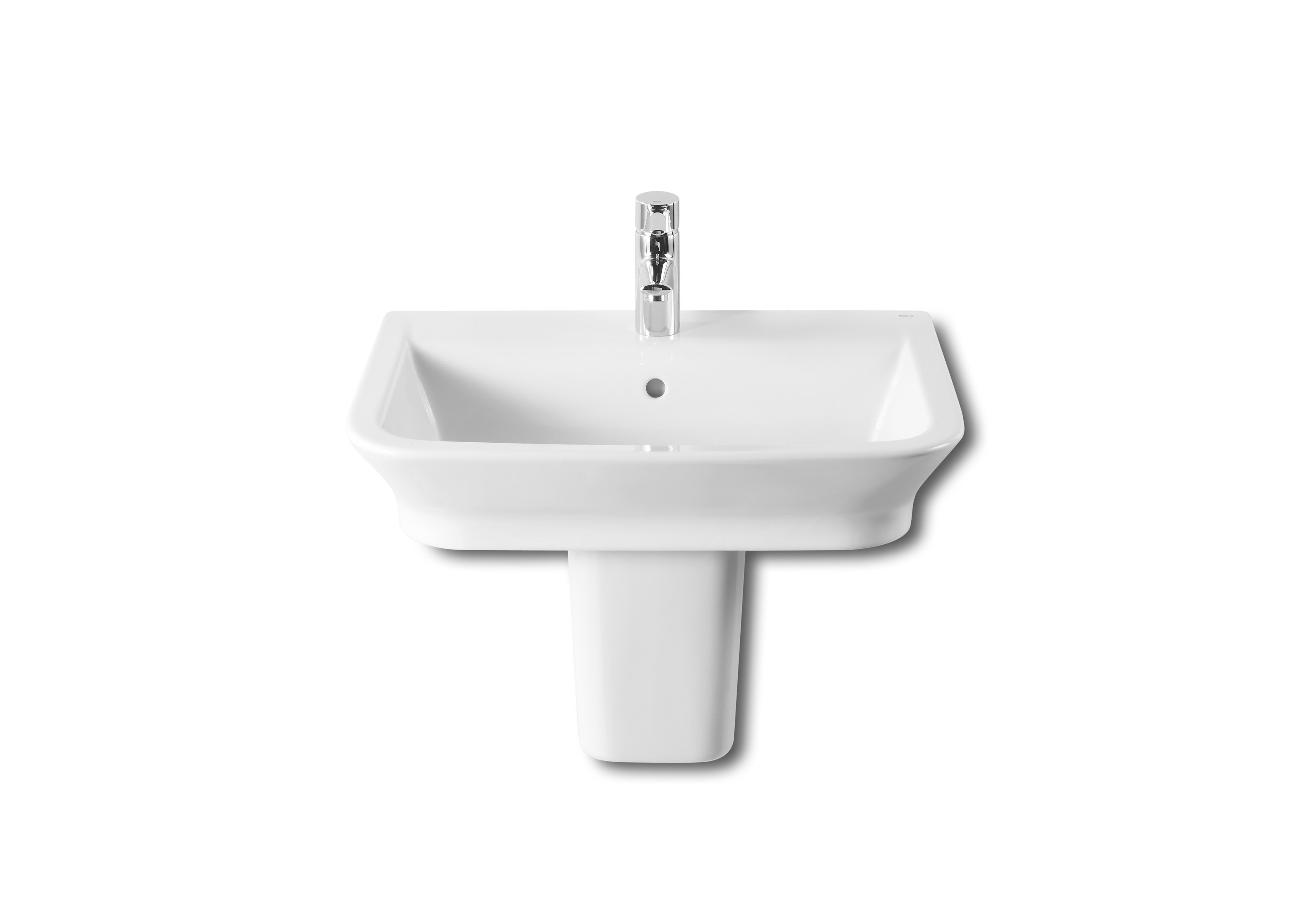 Roca – Полуконзола за умивалник 19.5×30×29.5см White бял A337471000