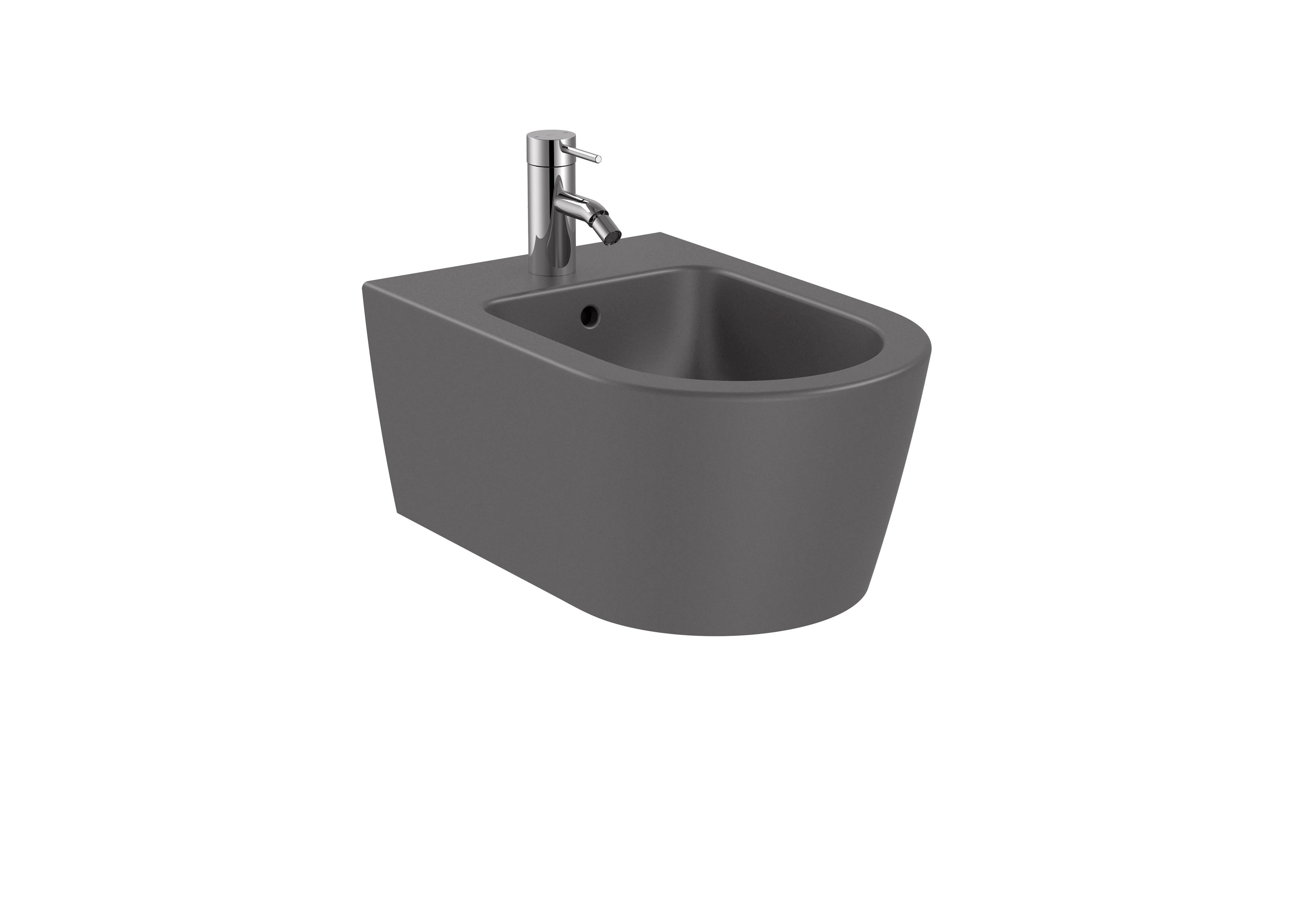 Roca Inspira Round Окачено Биде Овално Стенен Монтаж White A357525000 - Stonea.BG