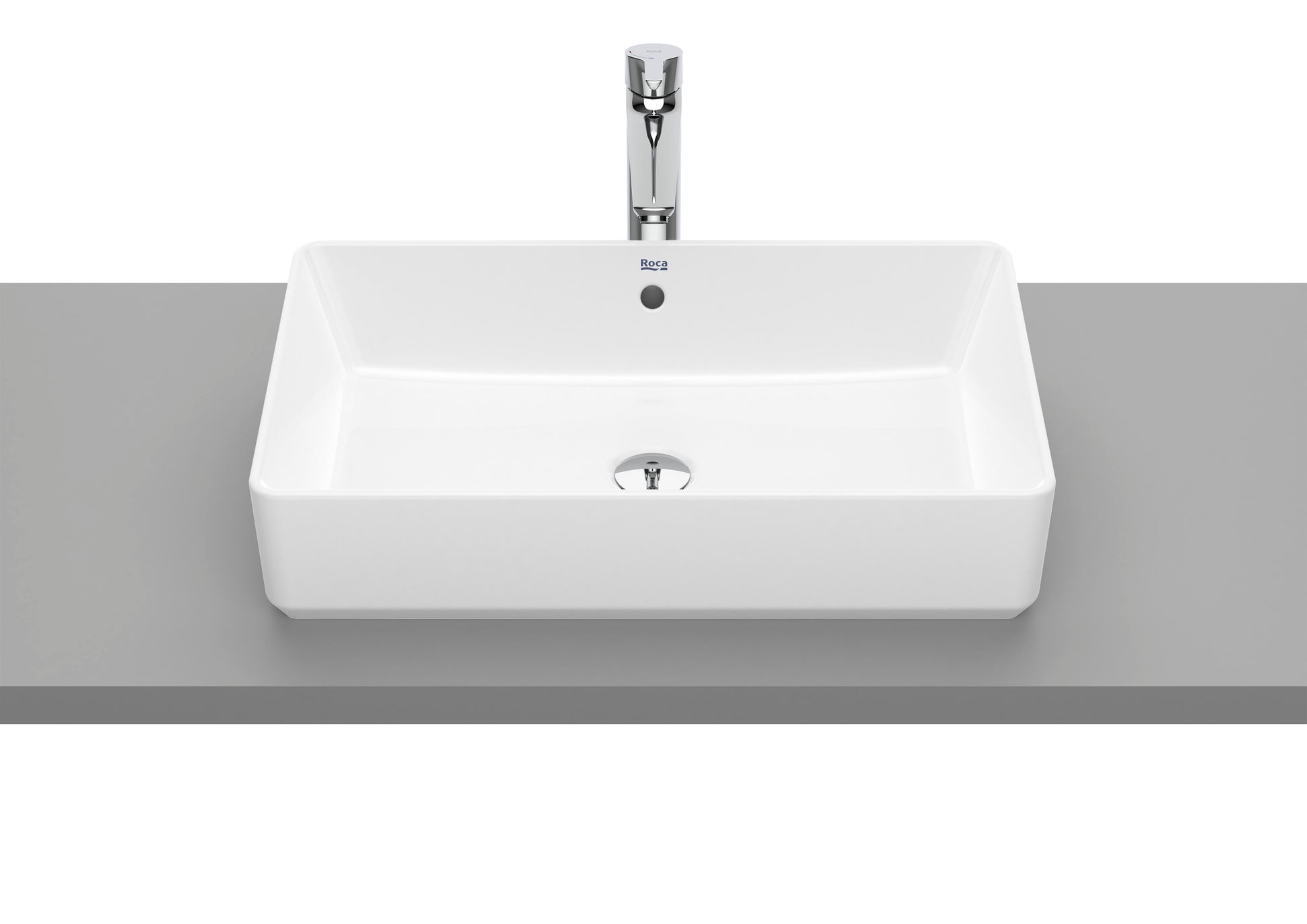 Roca The Gap Умивалник върху Плот Правоъгълна White A3270Y2000 - Stonea.BG