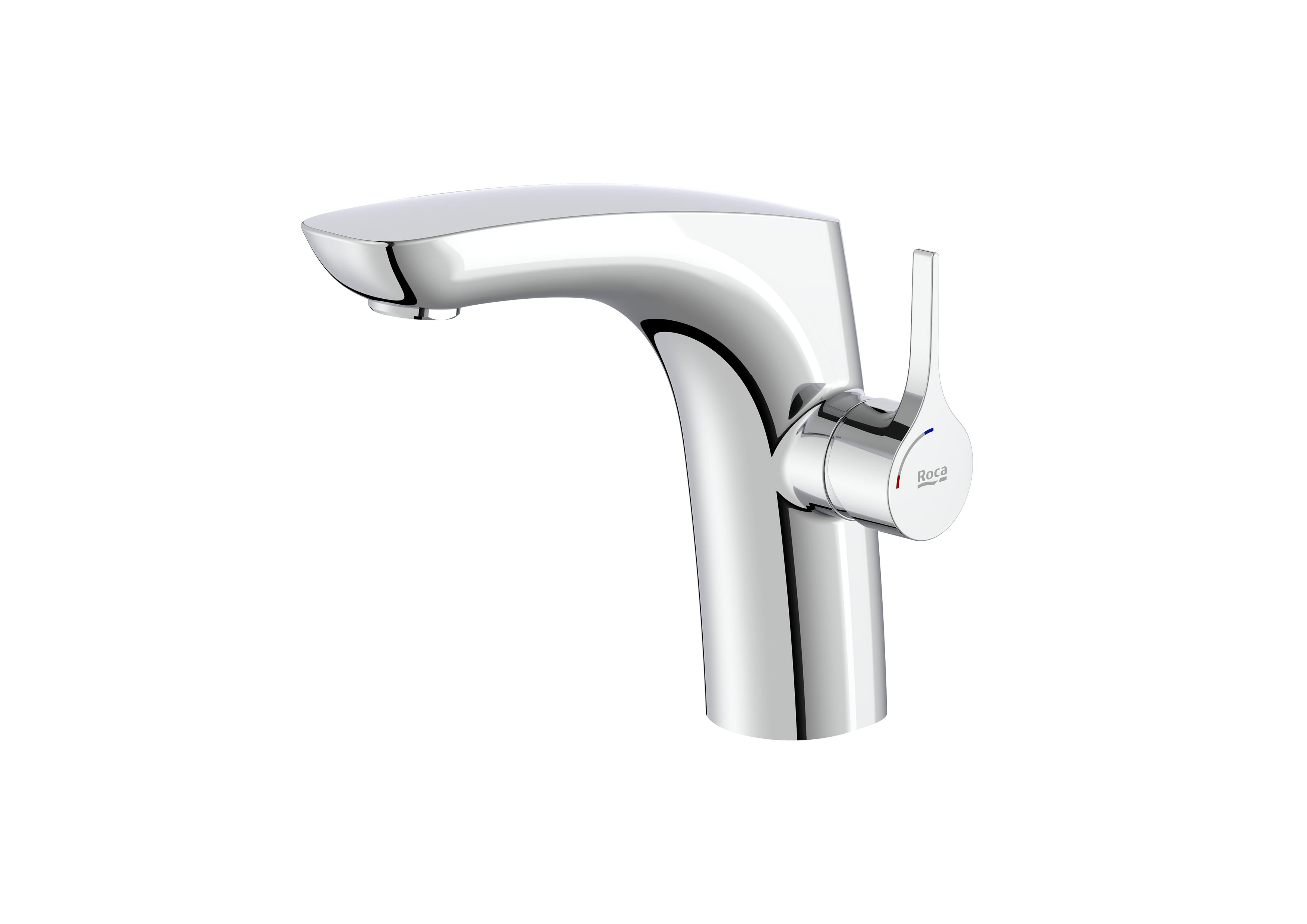 Roca Insignia Смесител за умивалник с автоматичен изпразнител, Cold Start Chrome A5A333AC00