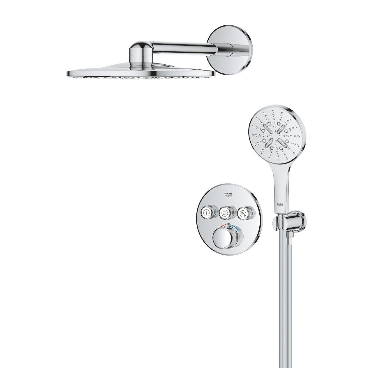 GROHE SmartControl Rainshower Комплект за Rapido Shower Frame 10 399 700 00 - Stonea.BG
