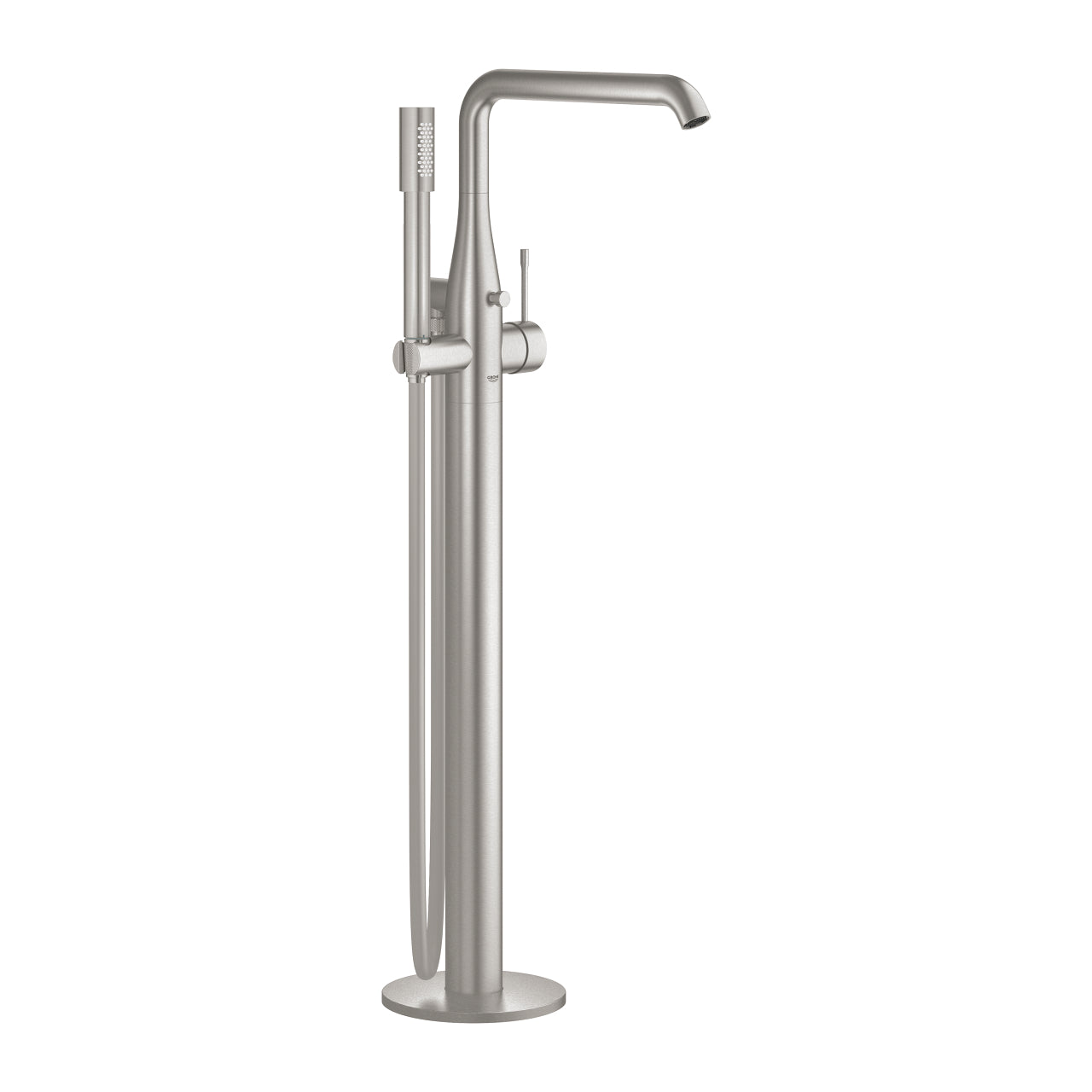 GROHE Essence I Смесител Свободно Стояща Вана 2 Отвора Без Тяло SuperSteel 23491DC1 - Stonea.BG