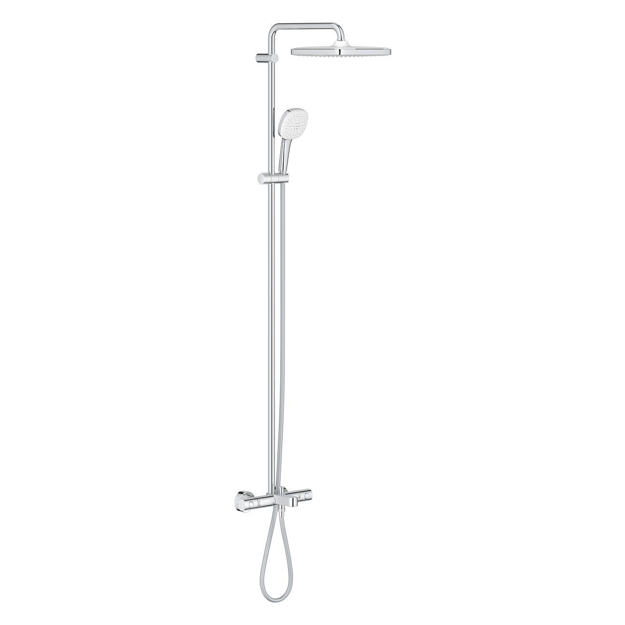 GROHE Tempesta 250 Cube Душ Система с Термостат 20 l/min 26 691 001 - Stonea.BG