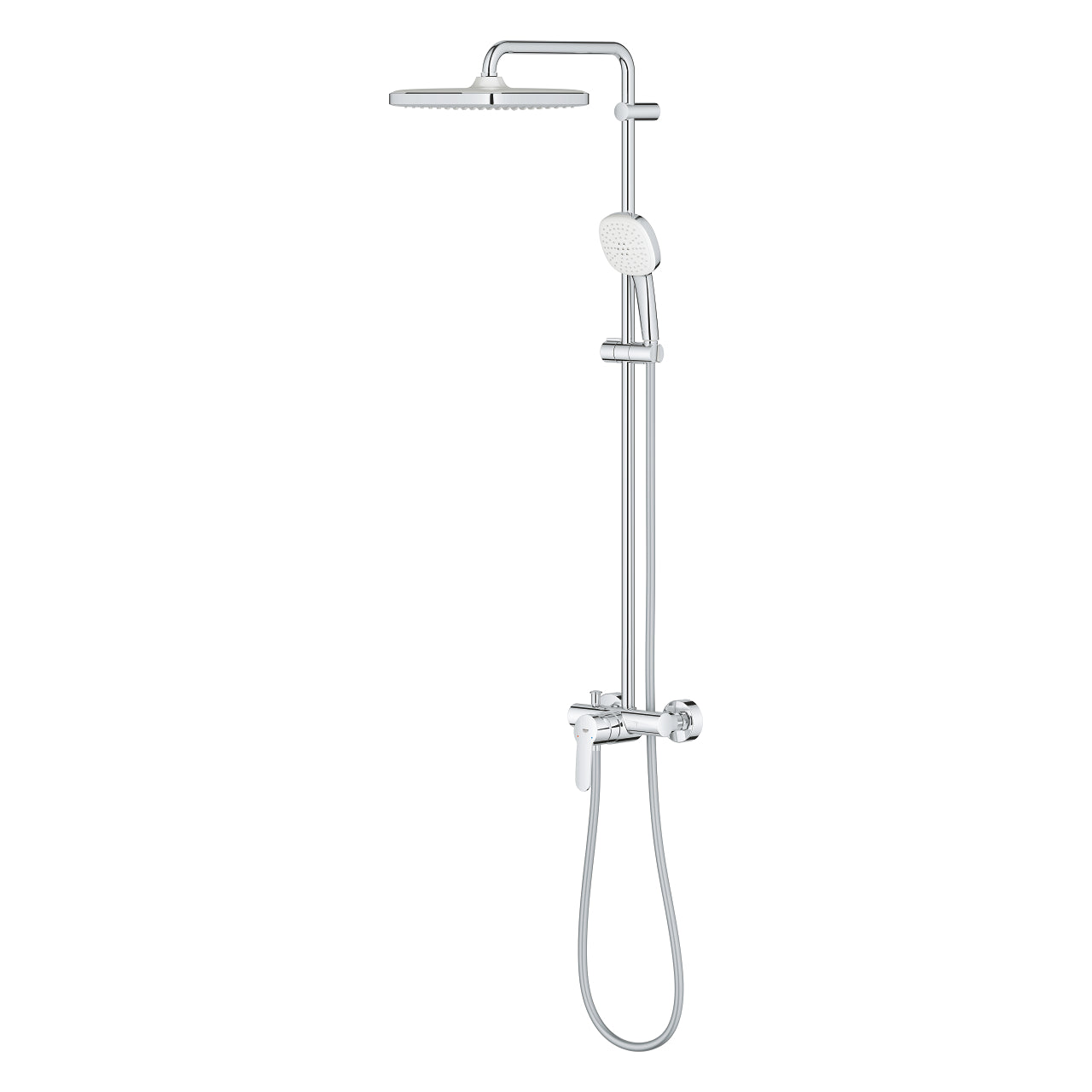 GROHE Tempesta 250 Cube Душ Система с Превключвател 2 струи 7,3 l/min 26 692 001 - Stonea.BG