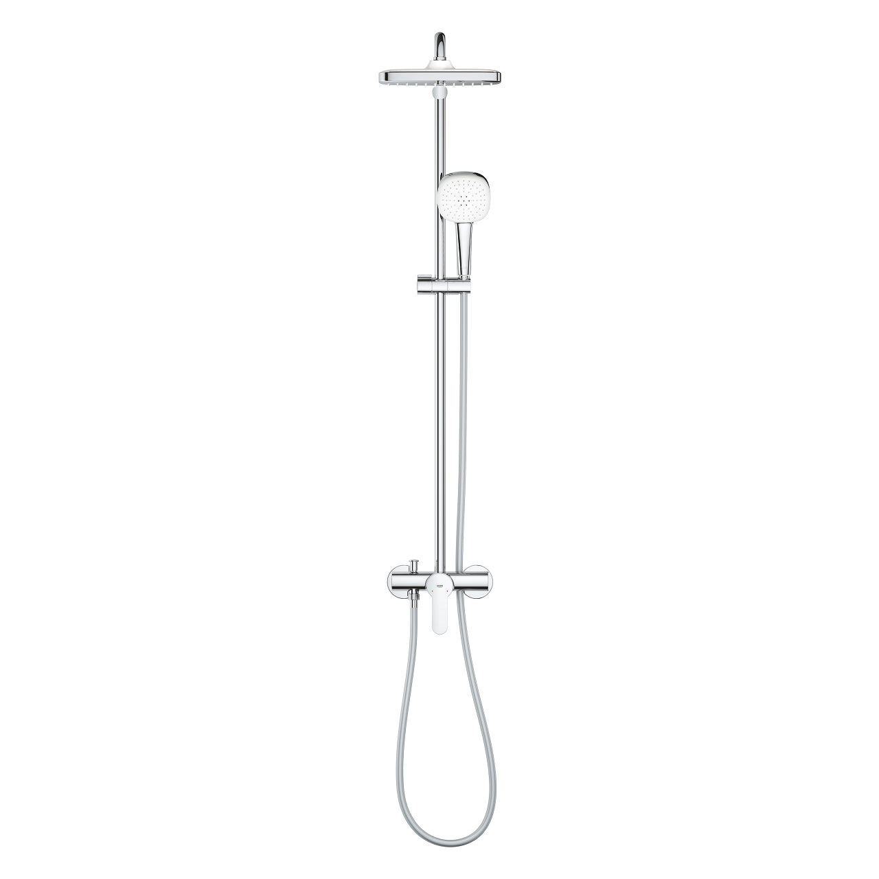 GROHE Tempesta 250 Cube Душ Система с Превключвател 2 струи 7,3 l/min 26 692 001 - Stonea.BG