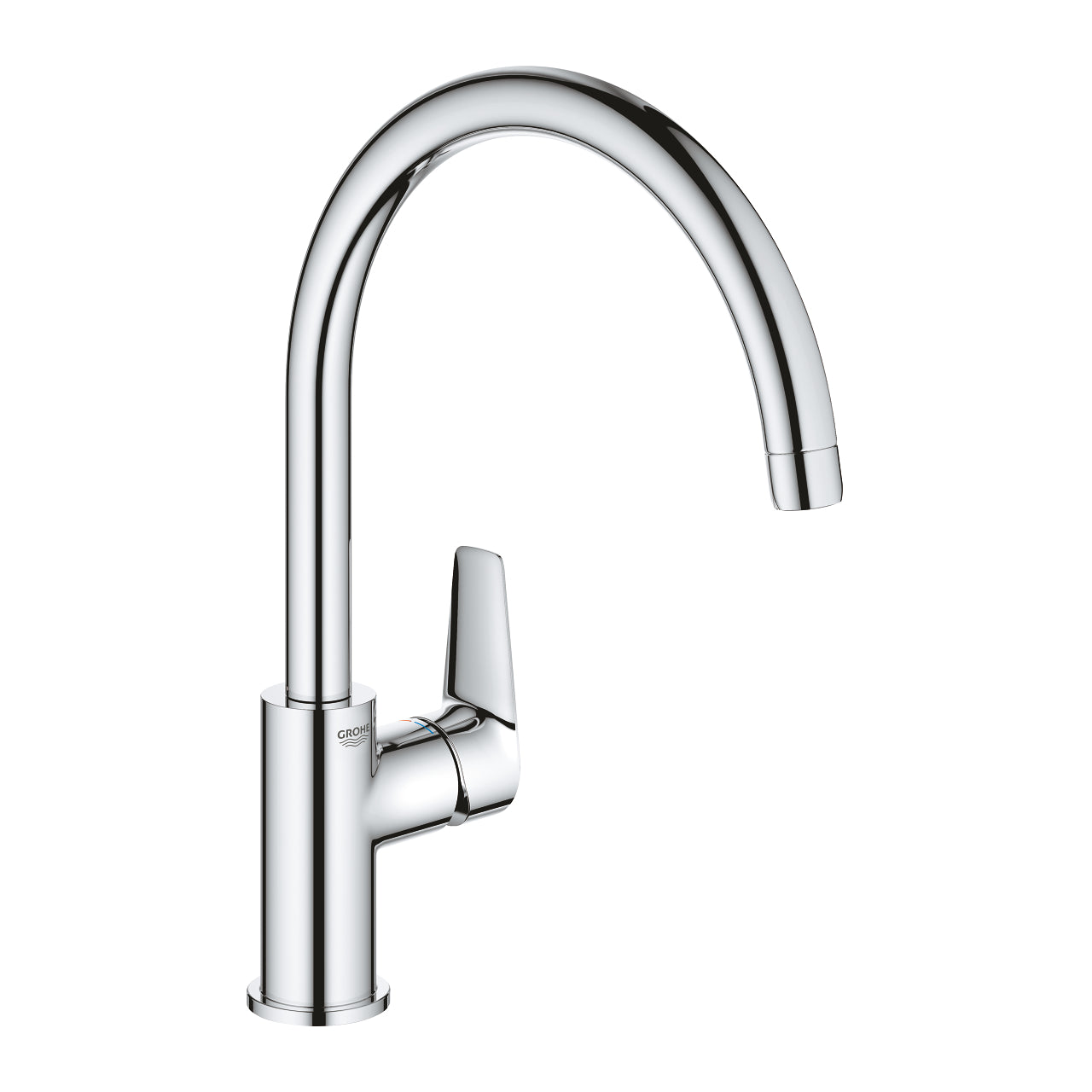 GROHE Bauedge Кухненски Смесител Висок Чучур Завърта 140° Chrome 31367001 - Stonea.BG