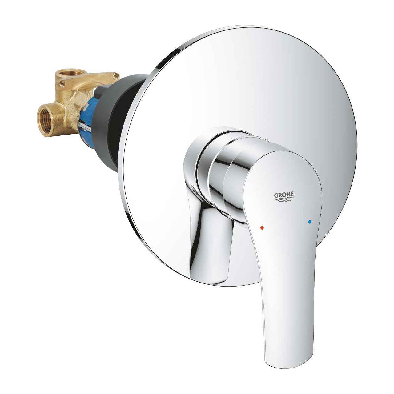 GROHE Eurosmart Комплект смесител вграждане душ с тяло 33 556 003