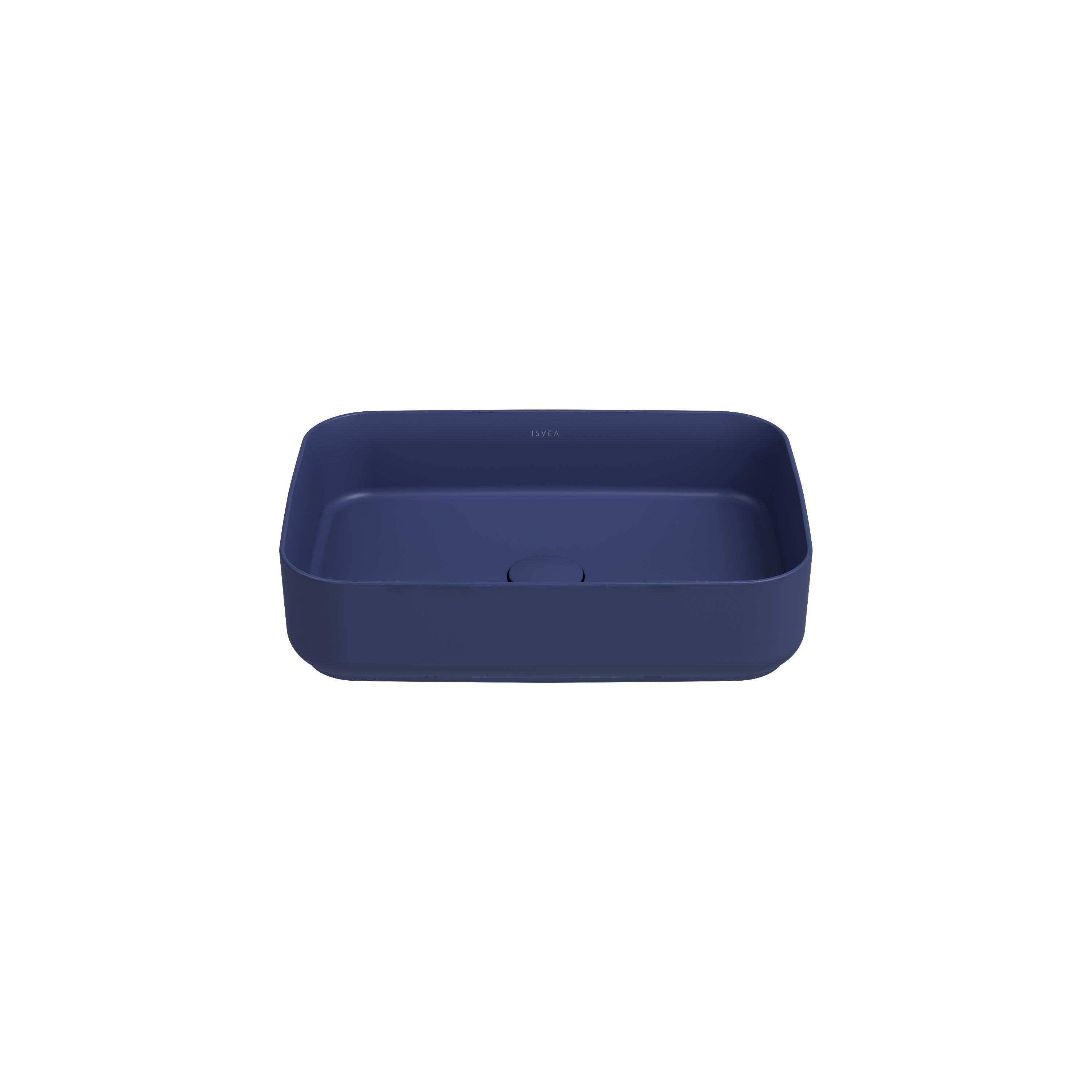 Isvea INFINITY Мивка върху плот Елипса 50×36см Blue син мат 10NF65050-2Z