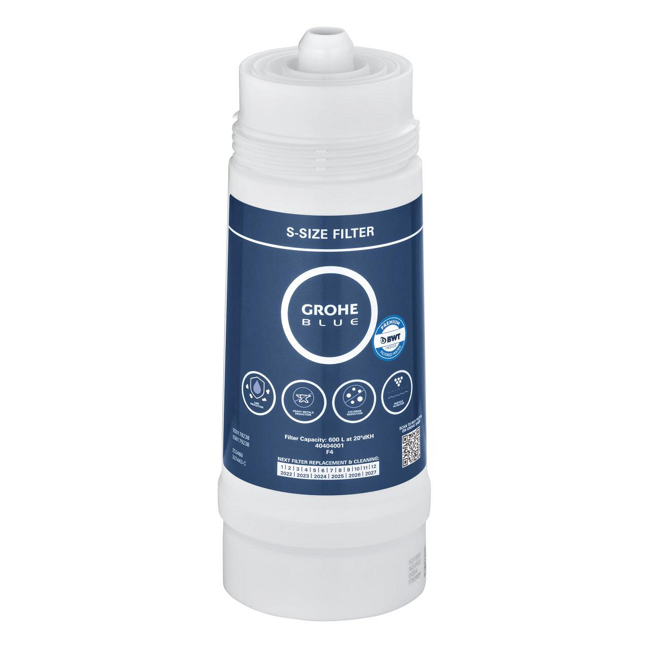 GROHE Blue Филтър S-размер Капацитет 600 литра 40404001 - Stonea.BG