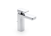Roca L90 Смесител за умивалник с автоматичен изпразнител, Cold Start Chrome A5A3E01C00