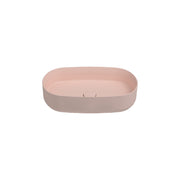 Isvea INFINITY Мивка върху плот Елипса 55×36×12см Salmon розов мат 10NF65055-2S