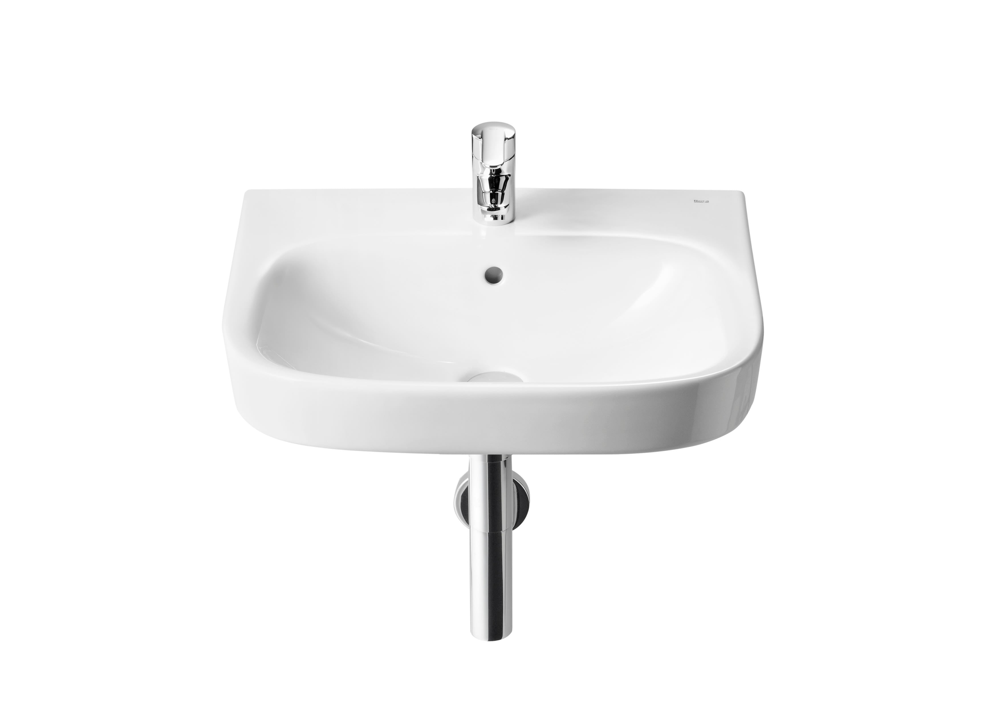 Roca - Стенен умивалник 65×48см Glossy White A325993000