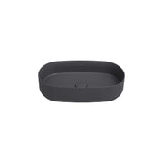 Isvea INFINITY Мивка върху плот Елипса 55×36×12см Anthracite антрацит графит мат 10NF65055-2C