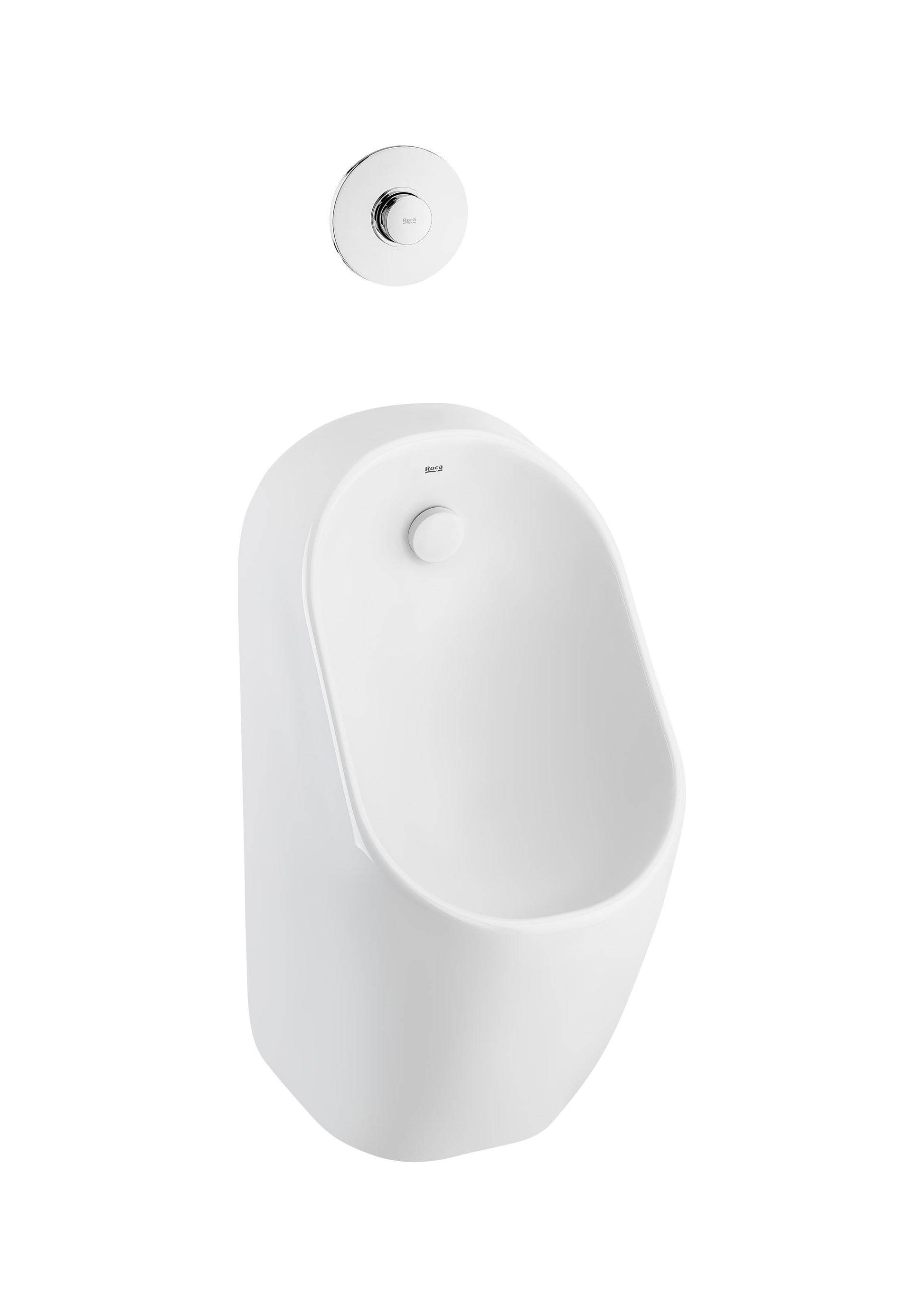 Roca Proton Писоар със Скрито Задно Хоризонтално Захранване Антивандален White A3590J3000 - Stonea.BG