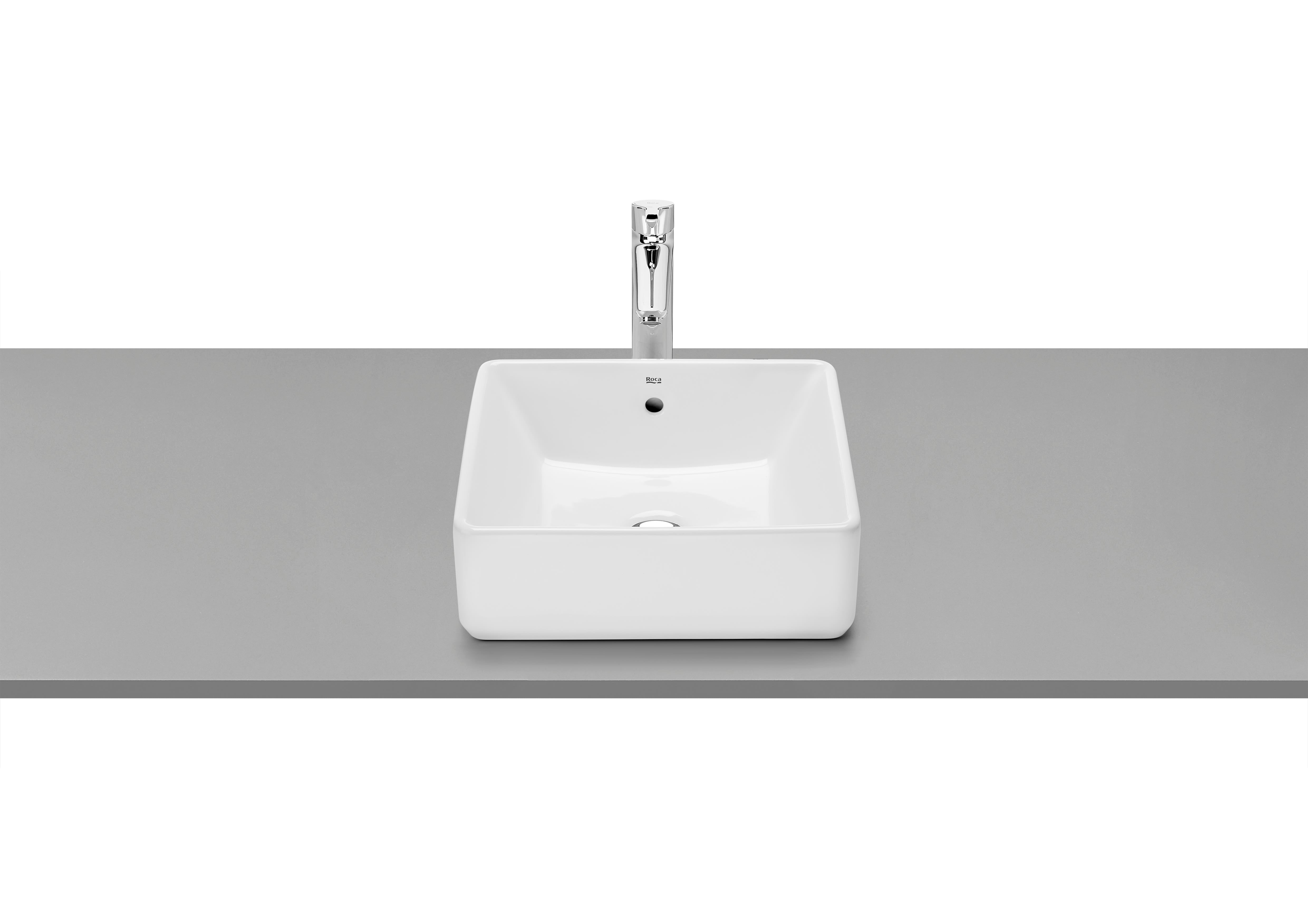 Roca The Gap – Умивалник върху плот 39×37×13см White бял A3270ML000