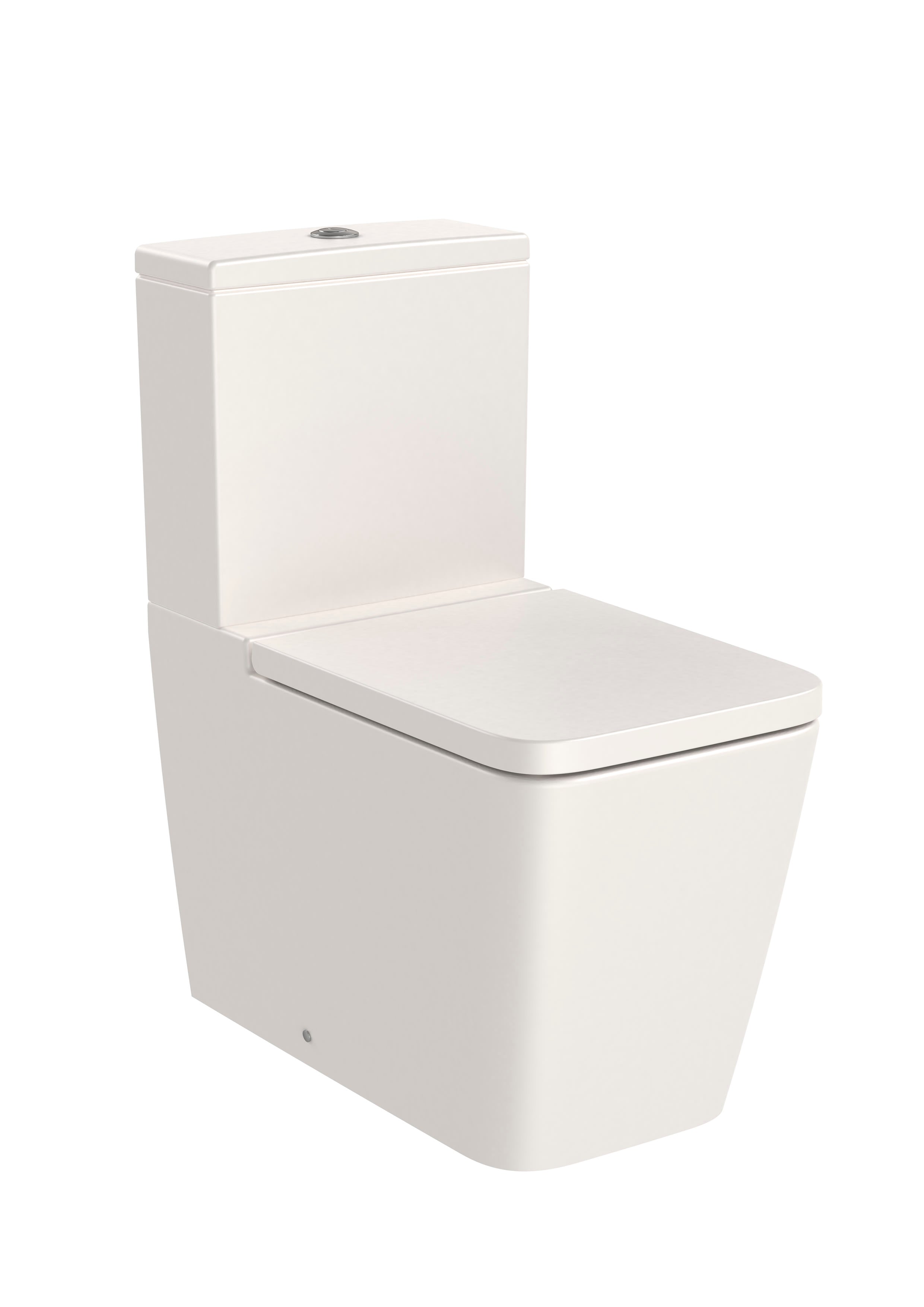 Roca Inspira Square Тоалетна чиния моноблок Rimless долепена до стената White A342536000