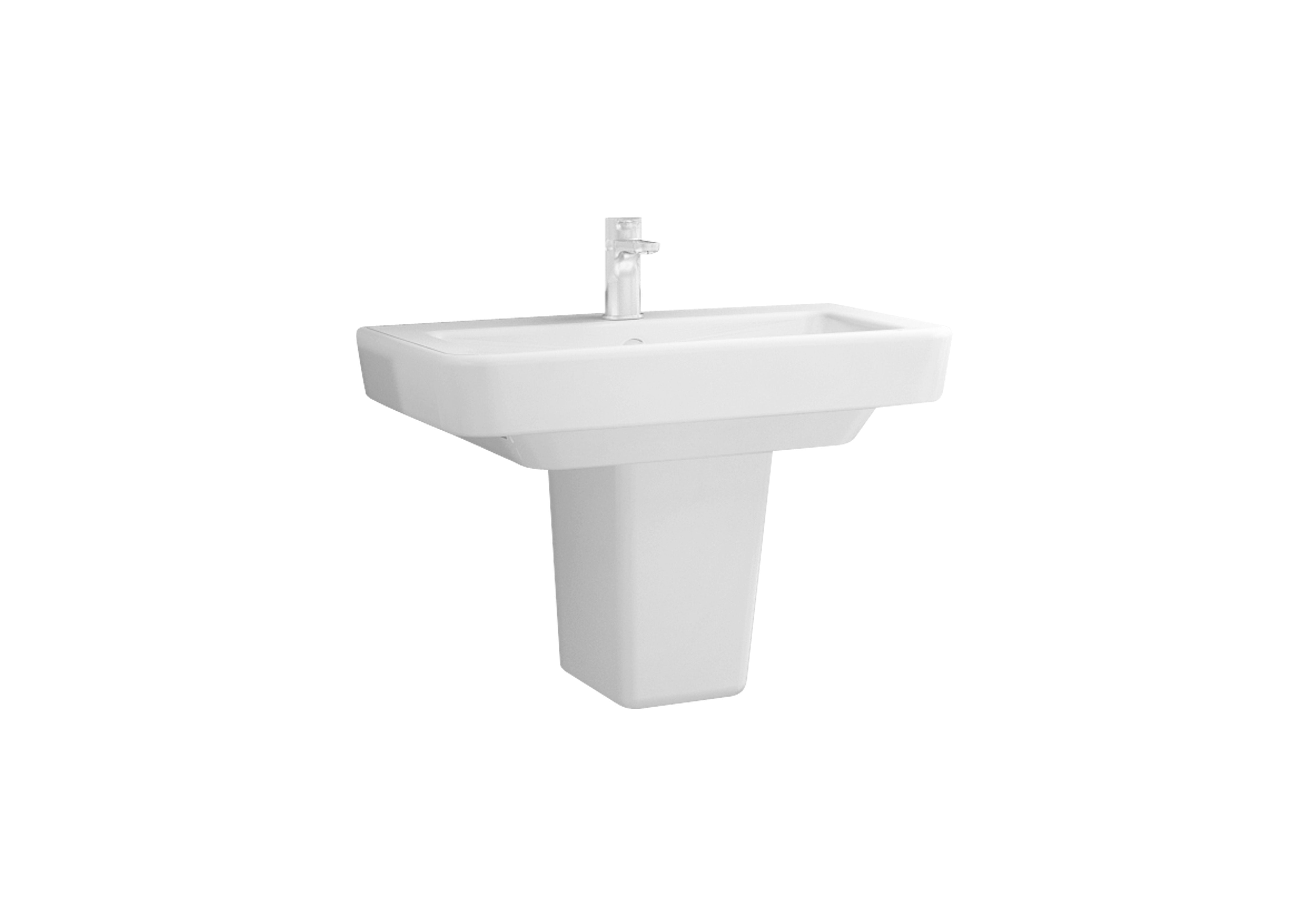 Roca Caserta – Полуконзола за умивалник 18×30×29см White бял A3350J1000
