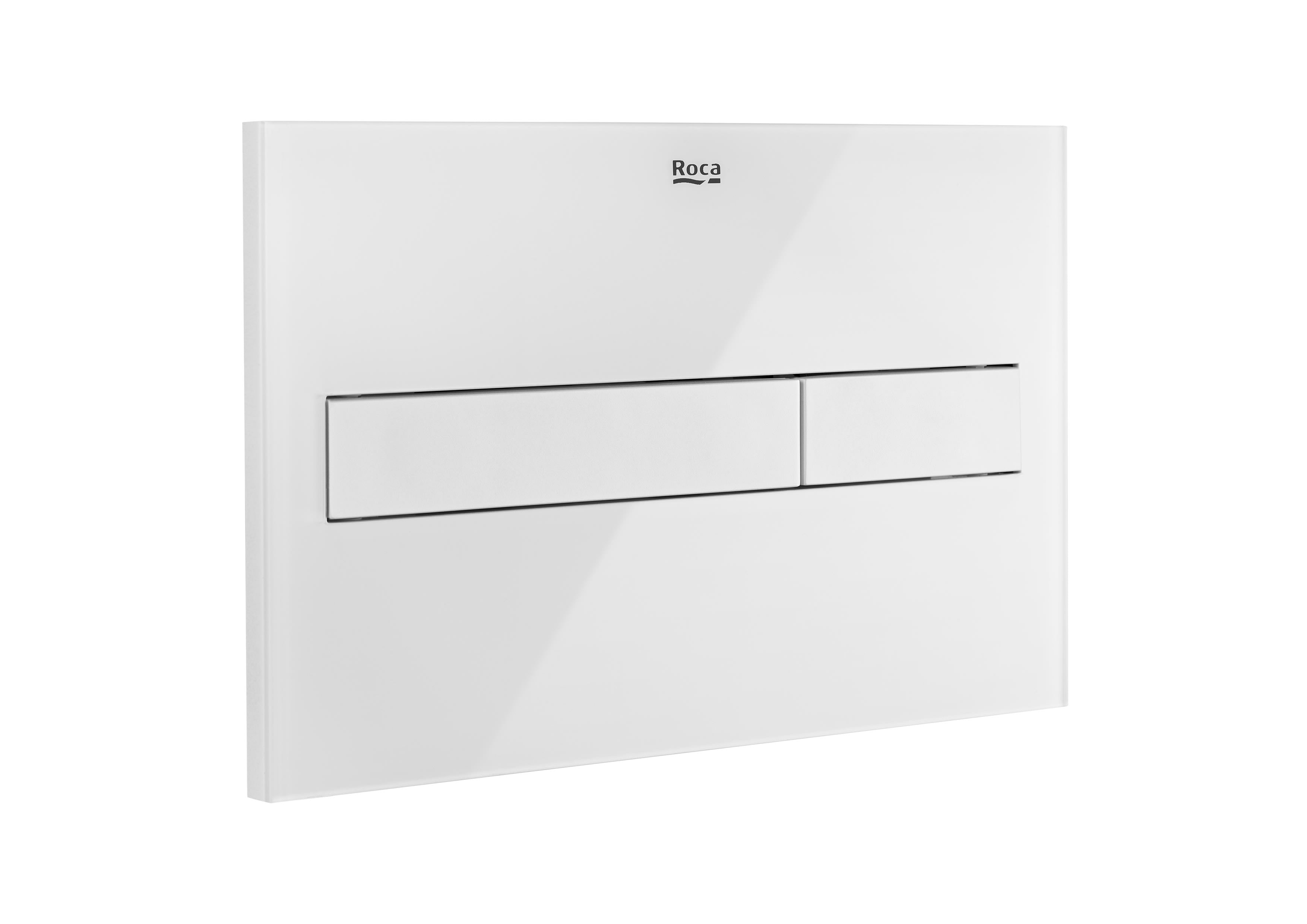Roca Duplo One PL7 Двоен бутон за WC със стъкло Black With Glass A890188308