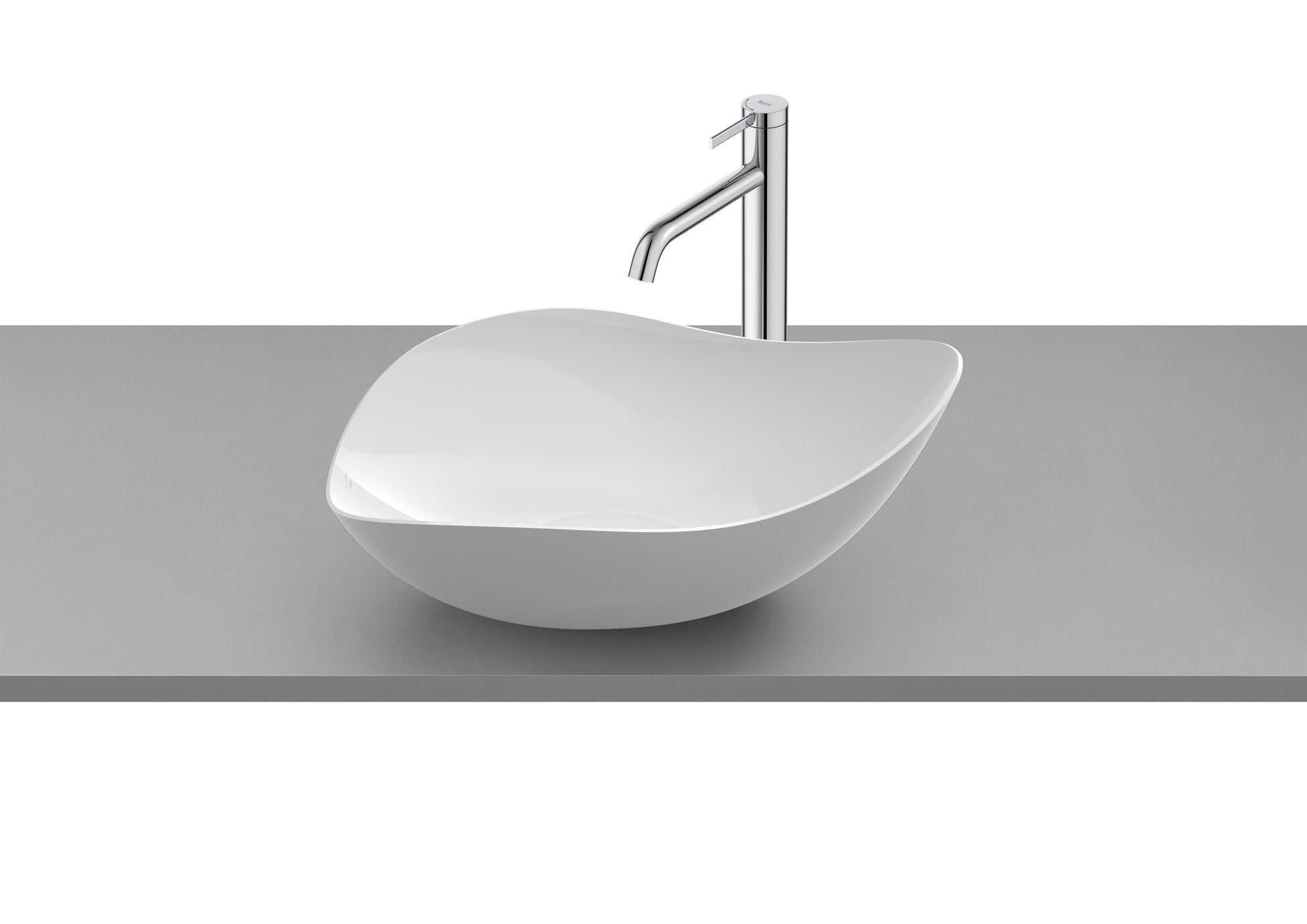 Roca Ohtake Умивалник върху Плот Oval White A327A13000 - Stonea.BG