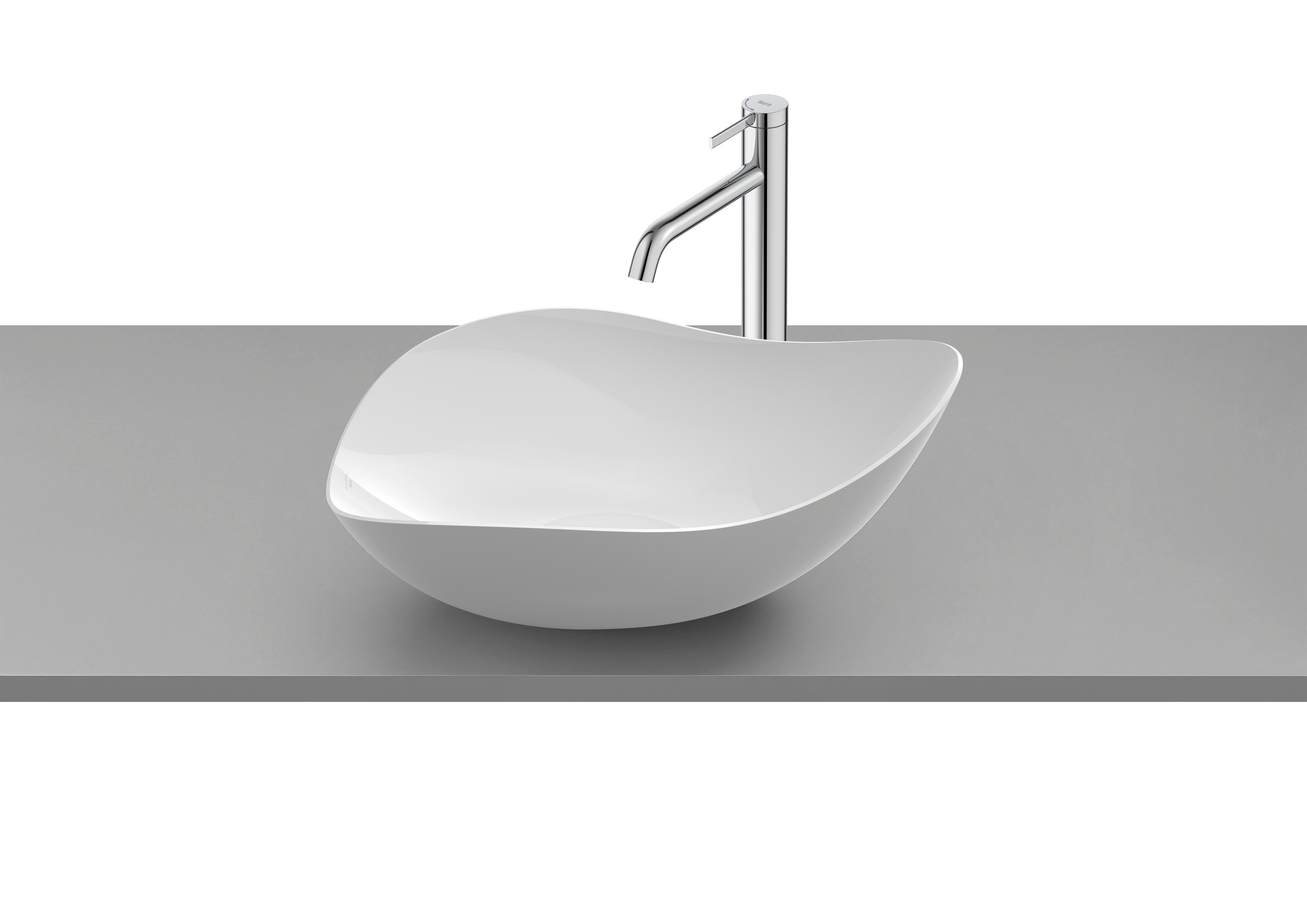 Roca Ohtake Умивалник върху Плот Oval White A327A13000 - Stonea.BG