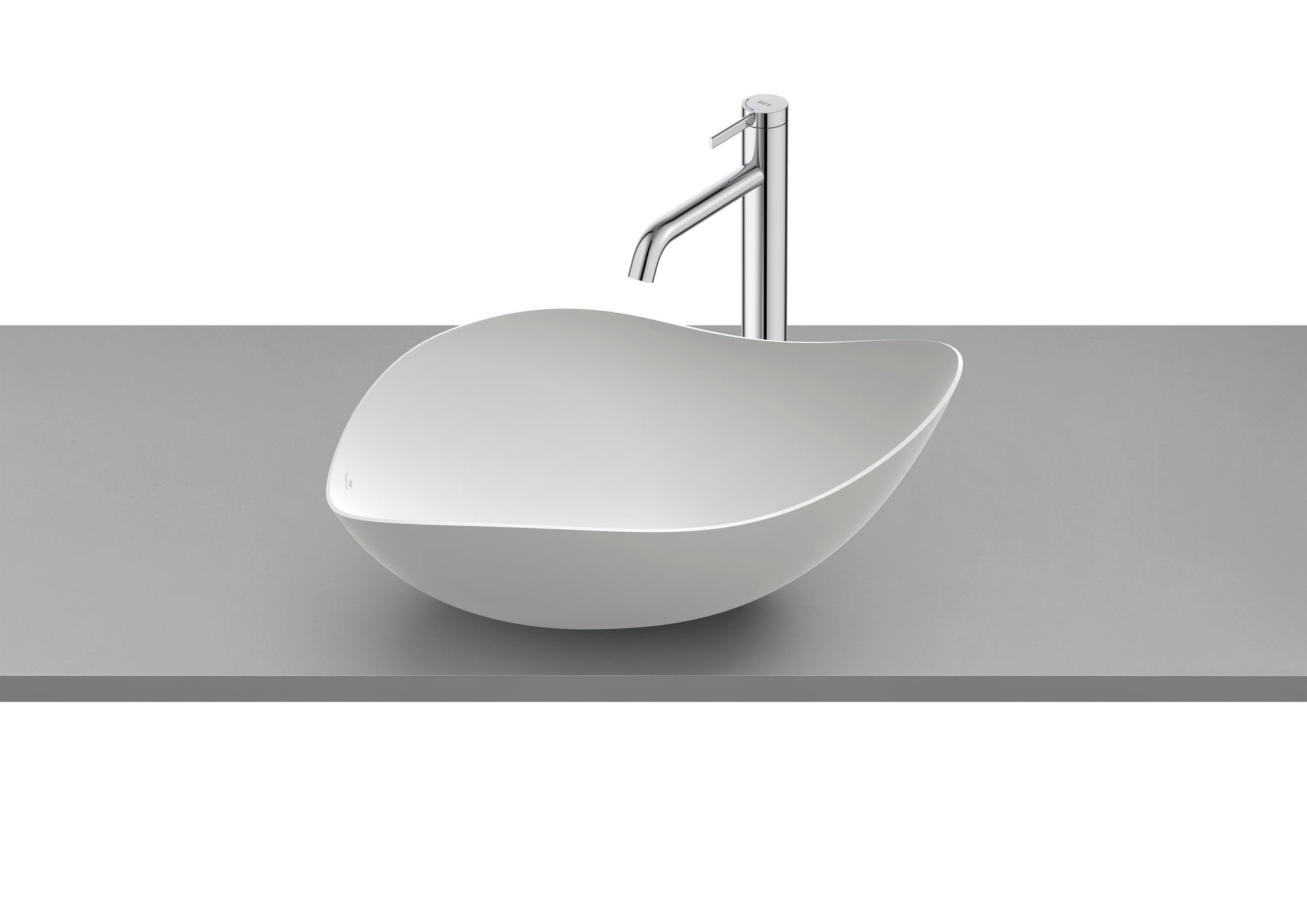 Roca Ohtake Умивалник върху Плот Oval White A327A13000 - Stonea.BG