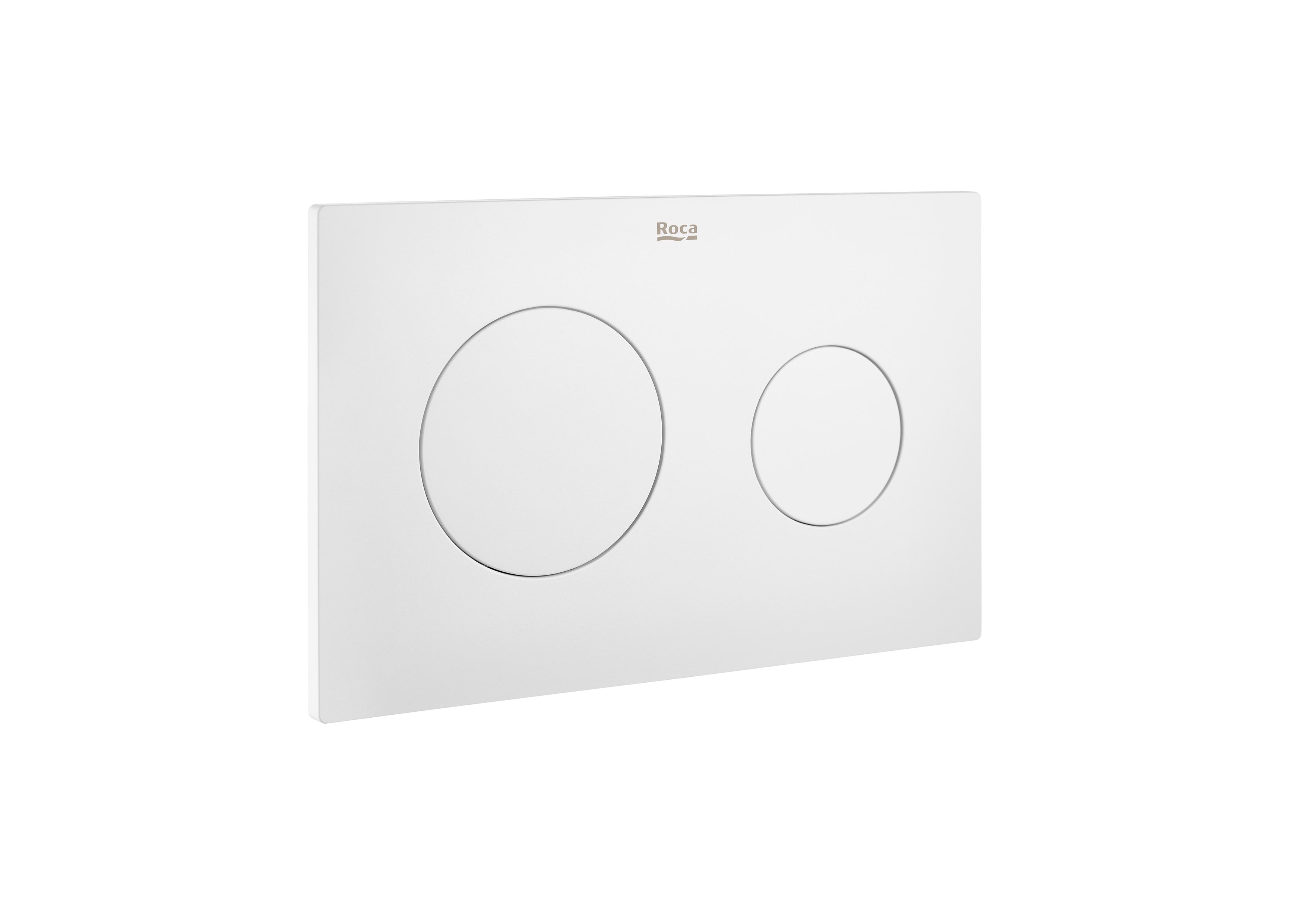 Roca Duplo One PL10 Двоен бутон за WC мат Matt White A890189207