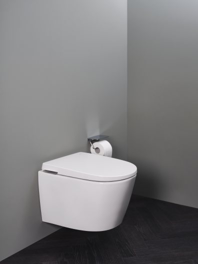 Roca Avant Окачена Тоалетна с Интегрирано Казанче In-Tank® Двоен Бутон Rimless® Vortex Supraglaze A80336NS0H - Stonea.BG