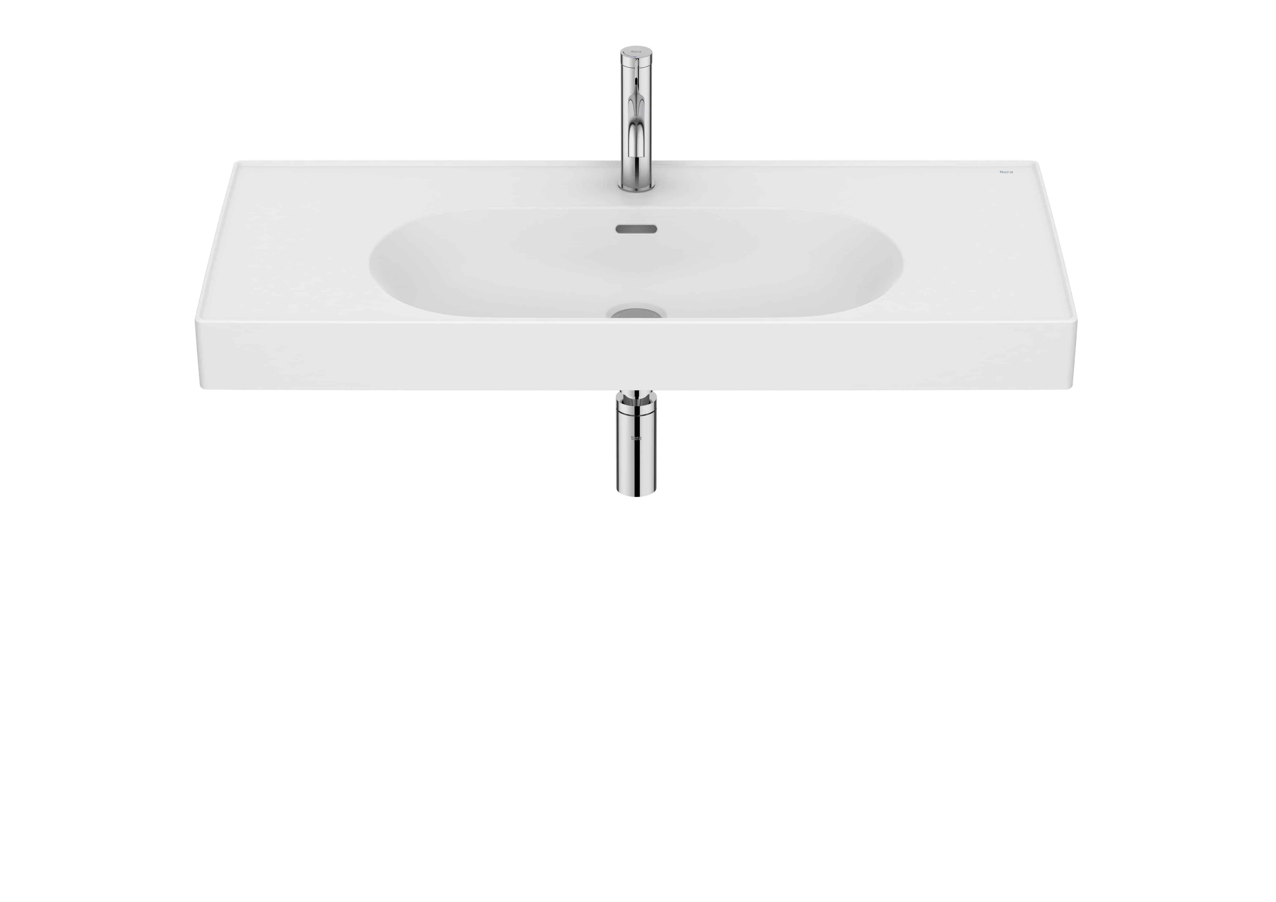 Roca Meridian - Умивалник за стенен монтаж 100×46см White A327746000