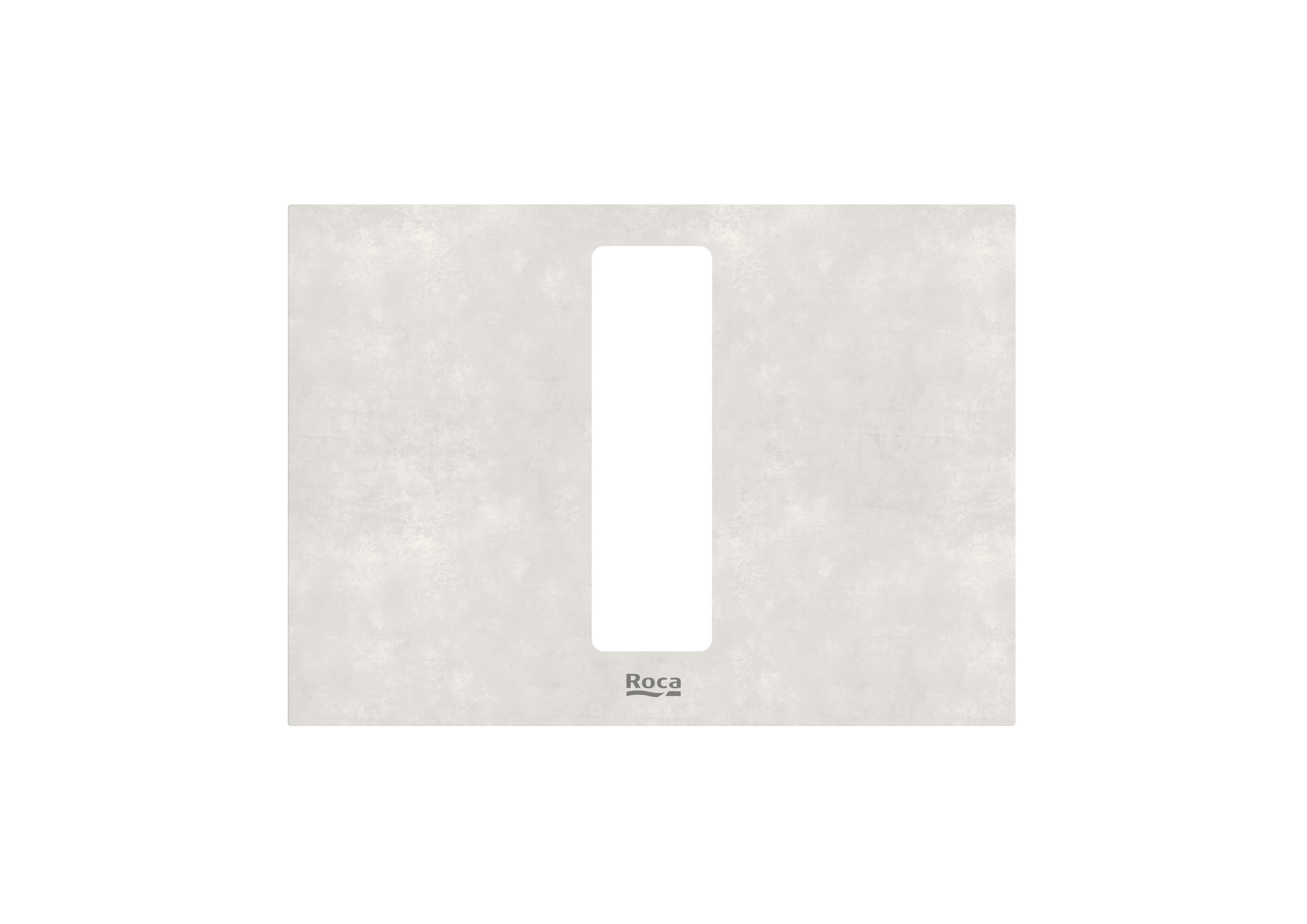 Roca Duplo S PS4 Преден панел за бутон за натискане White Glass A890521399