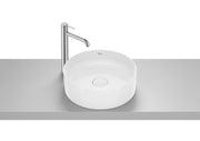 Roca Terra – Овален умивалник върху плот 39×39×13см White бял FINECERAMIC® A32787N000