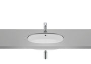 Roca The Gap – Овален умивалник под плот 55×35×16см White бял без отвор A3270YC000