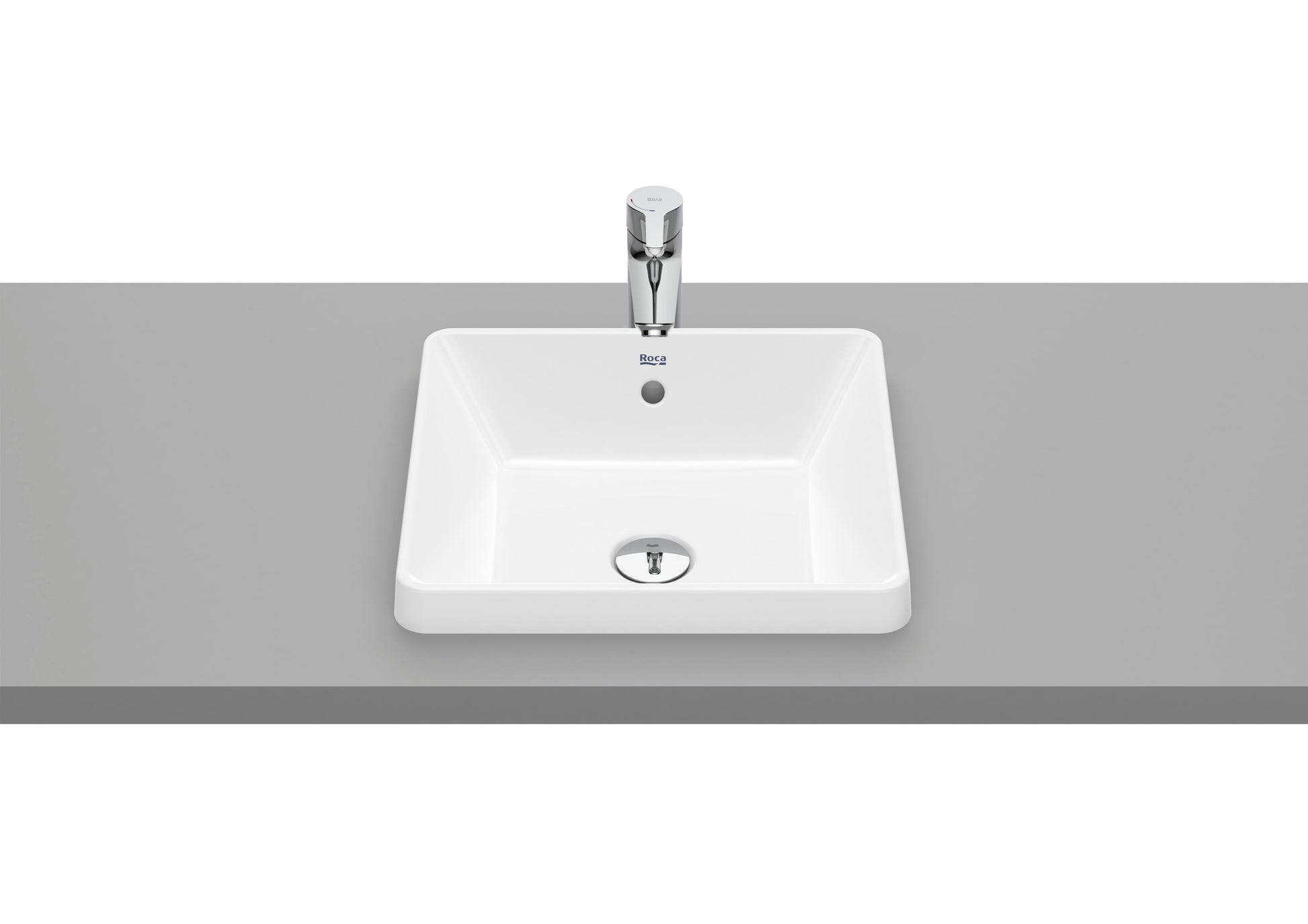 Roca The Gap Умивалник за Вграждане в Плот Правоъгълна White A3270Y7000 - Stonea.BG