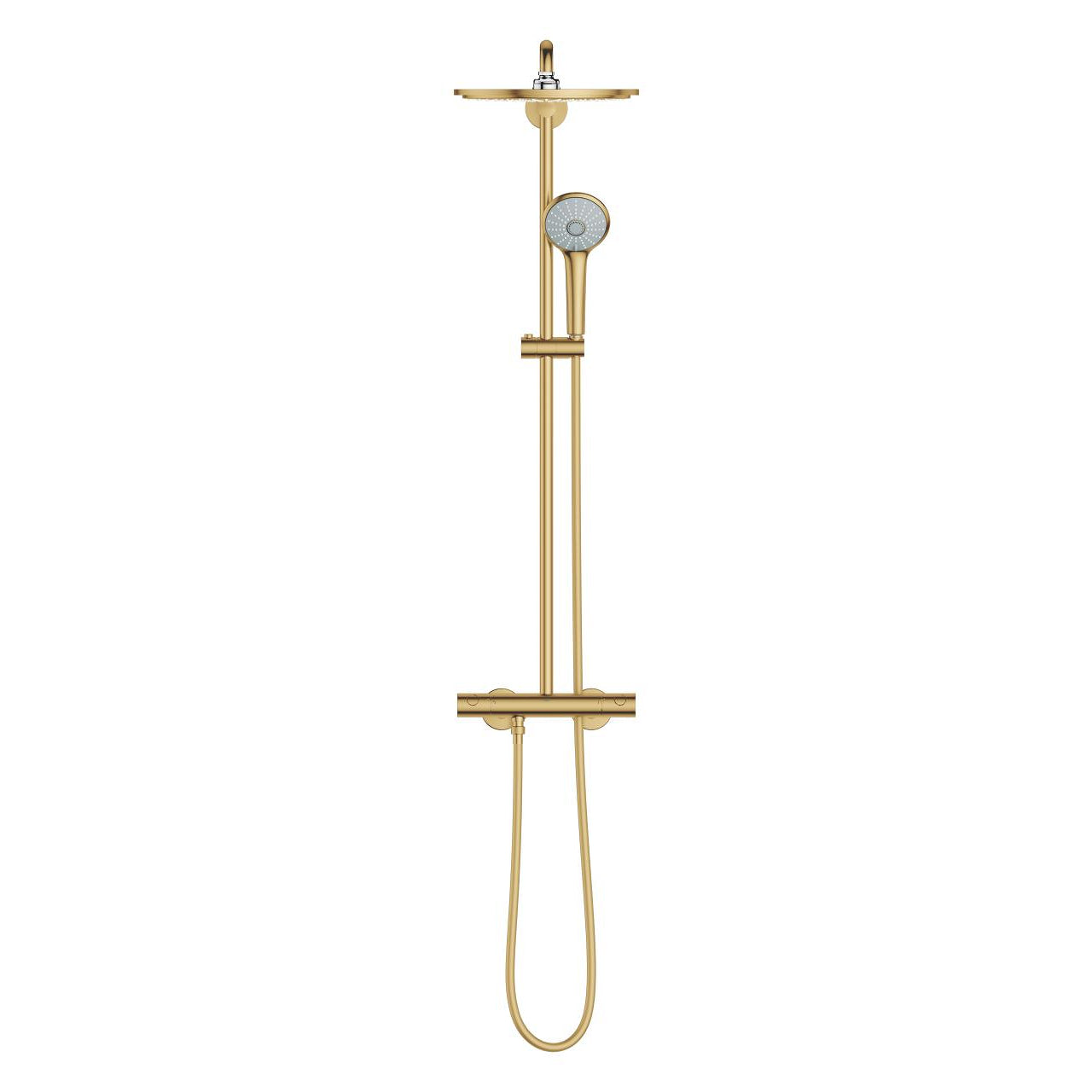 GROHE Euphoria 310 Душ Система с Термостат Euphoria 110 Massage Brushed Cool Sunrise 26075GN0 - Stonea.BG