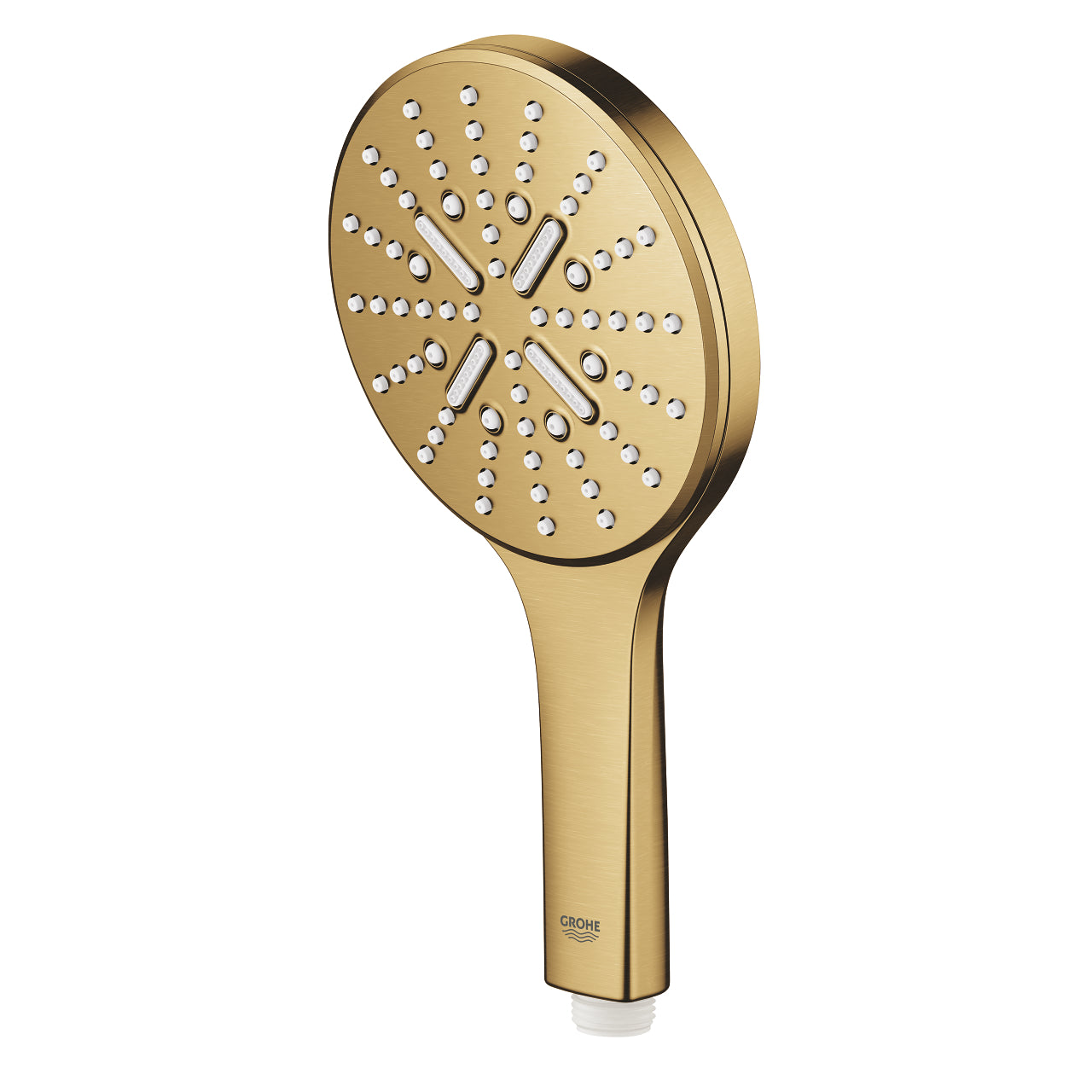 GROHE Rainshower SmartActive 130 Ръчен Душ 3 Вида Струи Brushed Cool Sunrise 26574GN0 - Stonea.BG
