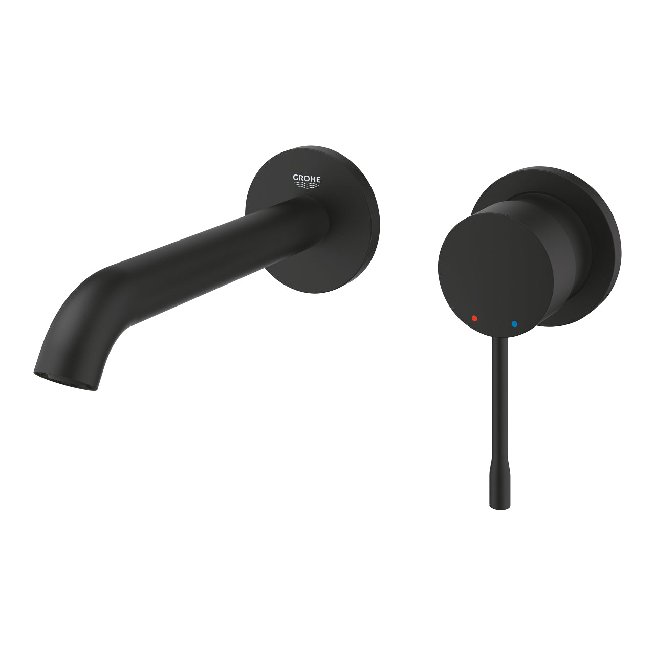 GROHE Essence I Смесител Умивалник M + Чучур 183mm За Вграждане Matte Black 29192KF1 - Stonea.BG