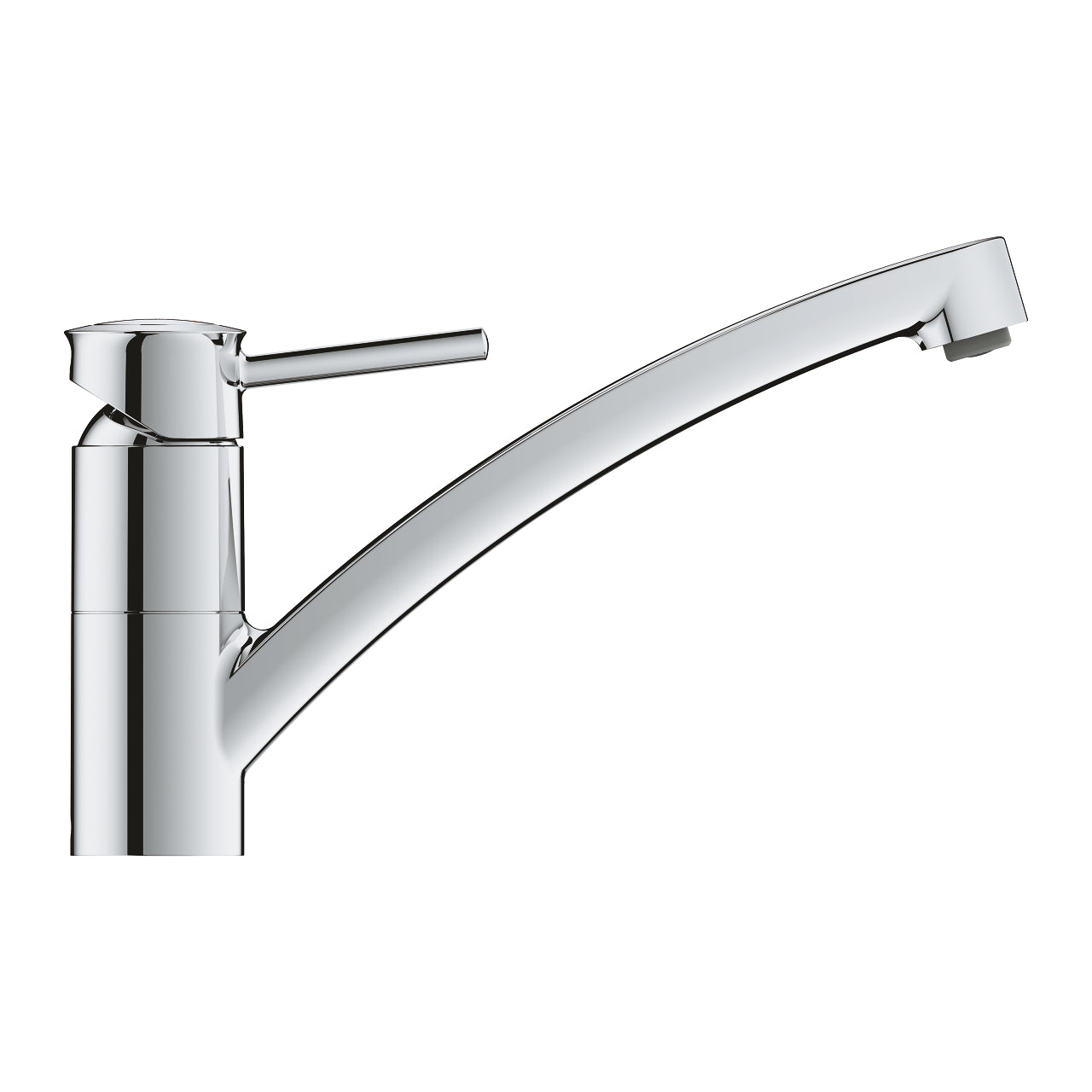 GROHE Bauclassic Кухненски Смесител Нисък Чучур Завърта 140° Chrome 30575000 - Stonea.BG