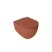 Isvea INFINITY Конзолна тоалетна чиния Rimless без ръб Terracotta Теракота мат 10NF0200*-2U