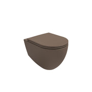 Isvea INFINITY Конзолна тоалетна чиния Rimless без ръб Taupe Vizon Кафяв мат 10NF0200*-2H
