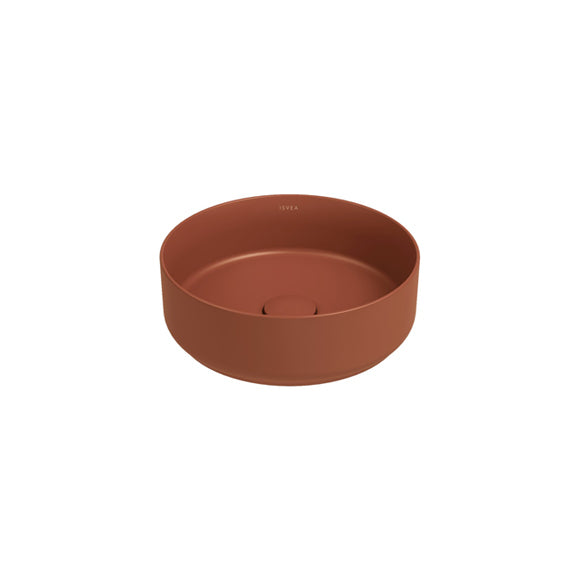 Isvea INFINITY Мивка върху плот ф36см Terracotta теракота мат 10NF65036-2U