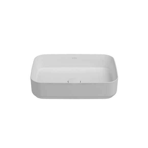 Isvea INFINITY Мивка върху плот Правоъгълна 50×36×12см White Matt бял мат 10NF65050