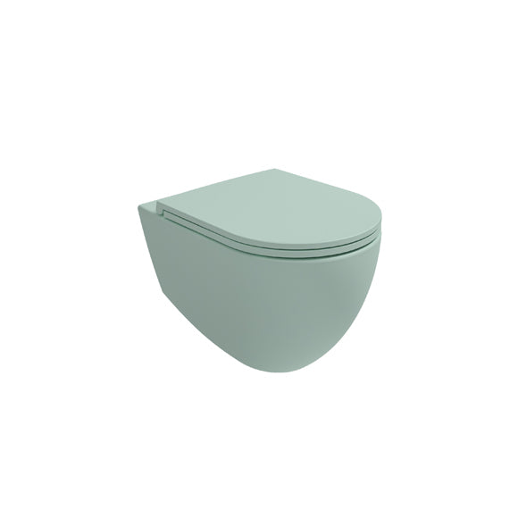 Isvea INFINITY Капак Soft-Close Slim забавено падане Mint Мента мат 40KF0542I-S